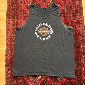 Vintage Harley Davidson Graphic Tank Top Mens XL